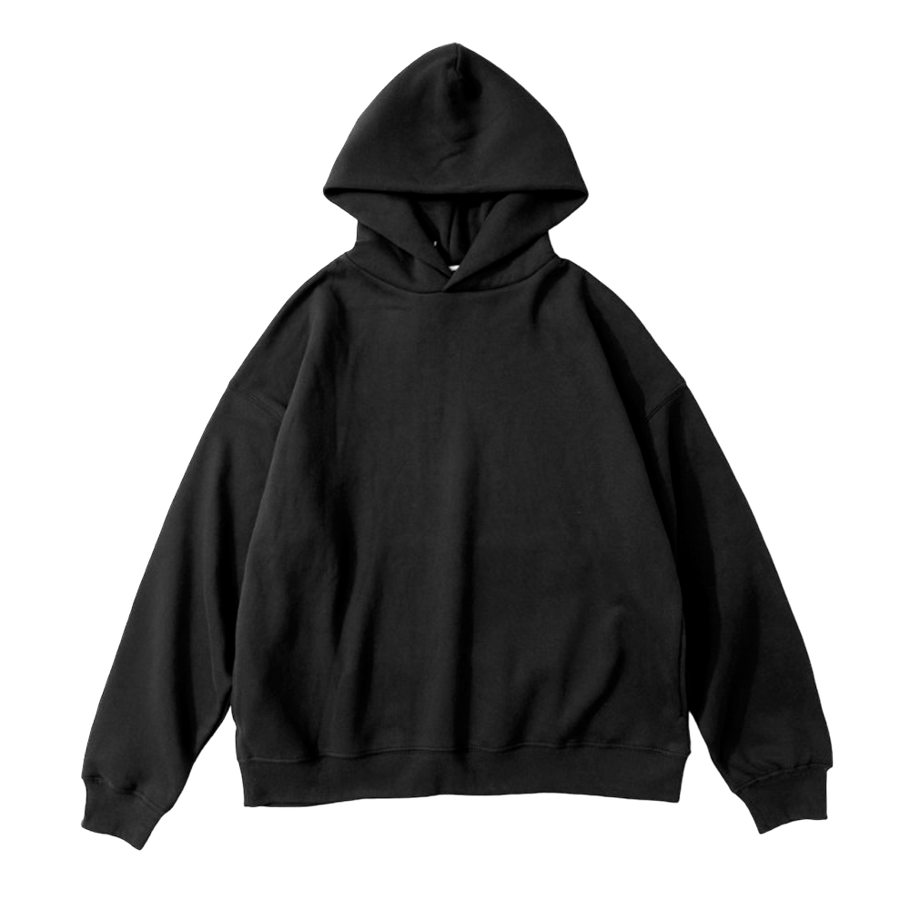 ANTONYM AI104 HEAVYWEIGHT FLEECE HOODIE - BLACK