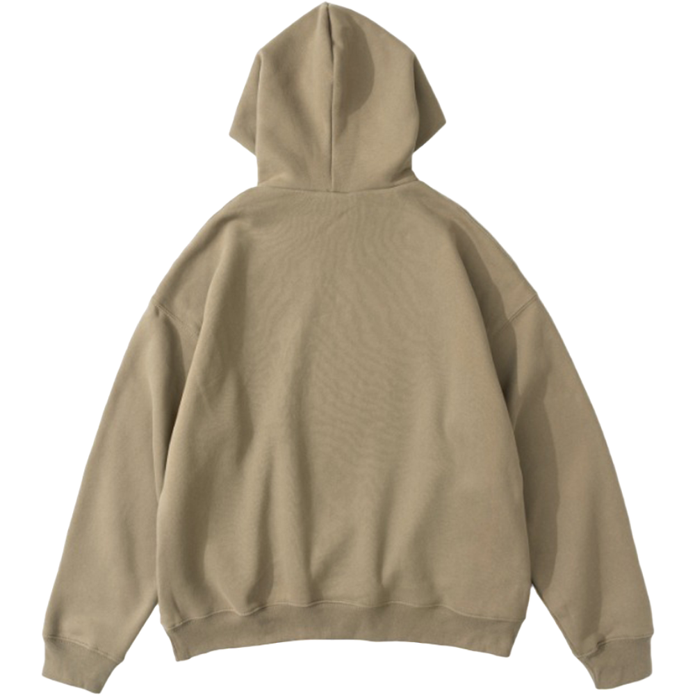 ANTONYM AI104 HEAVYWEIGHT FLEECE HOODIE - KHAKI